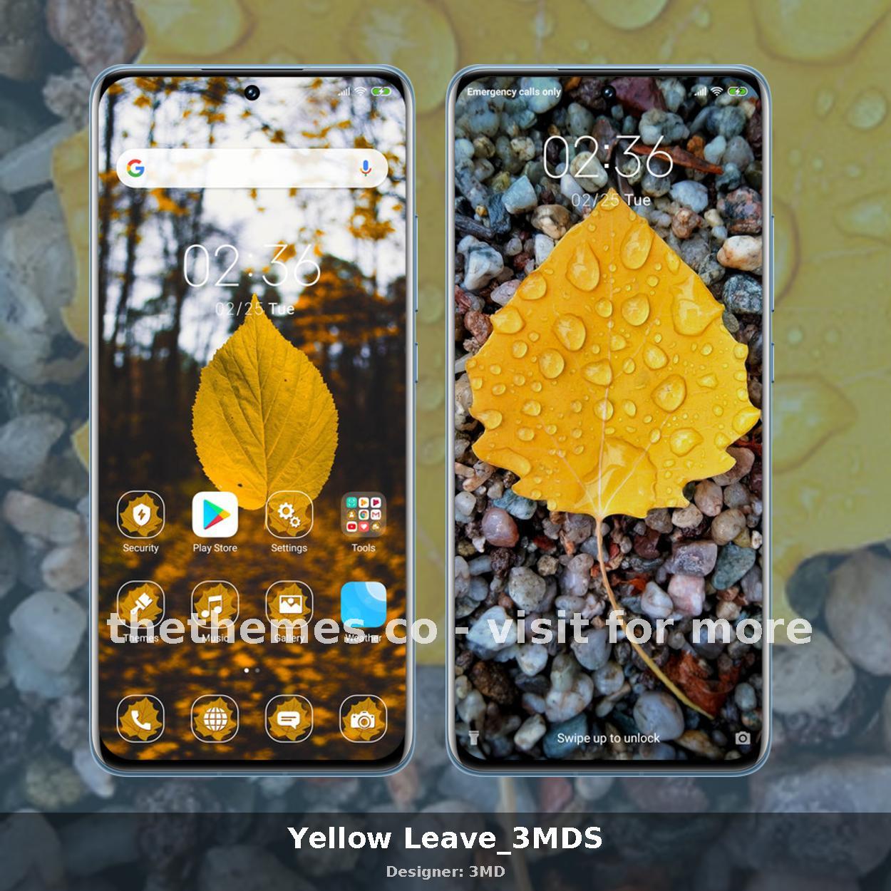 Yellow Leave_3MDS