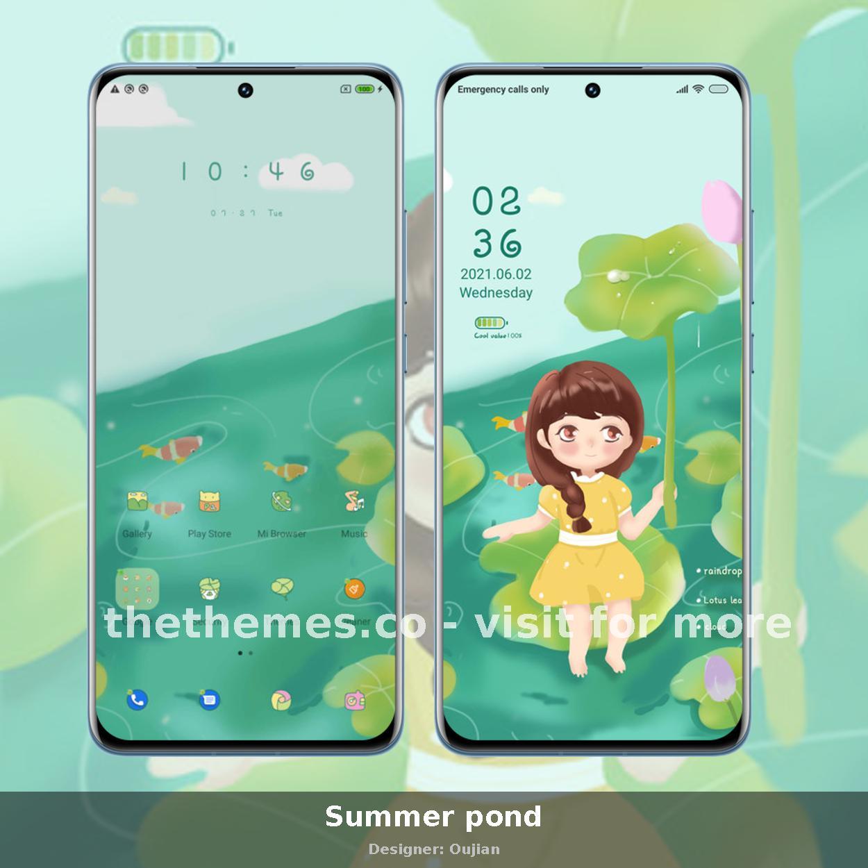 Summer pond