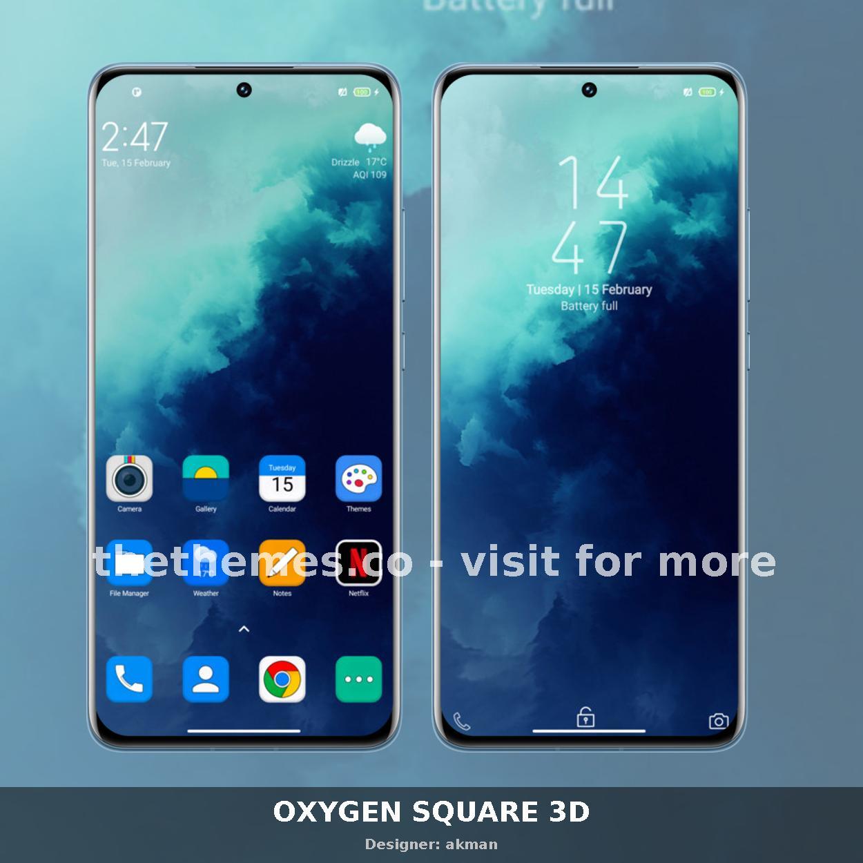 OXYGEN SQUARE 3D
