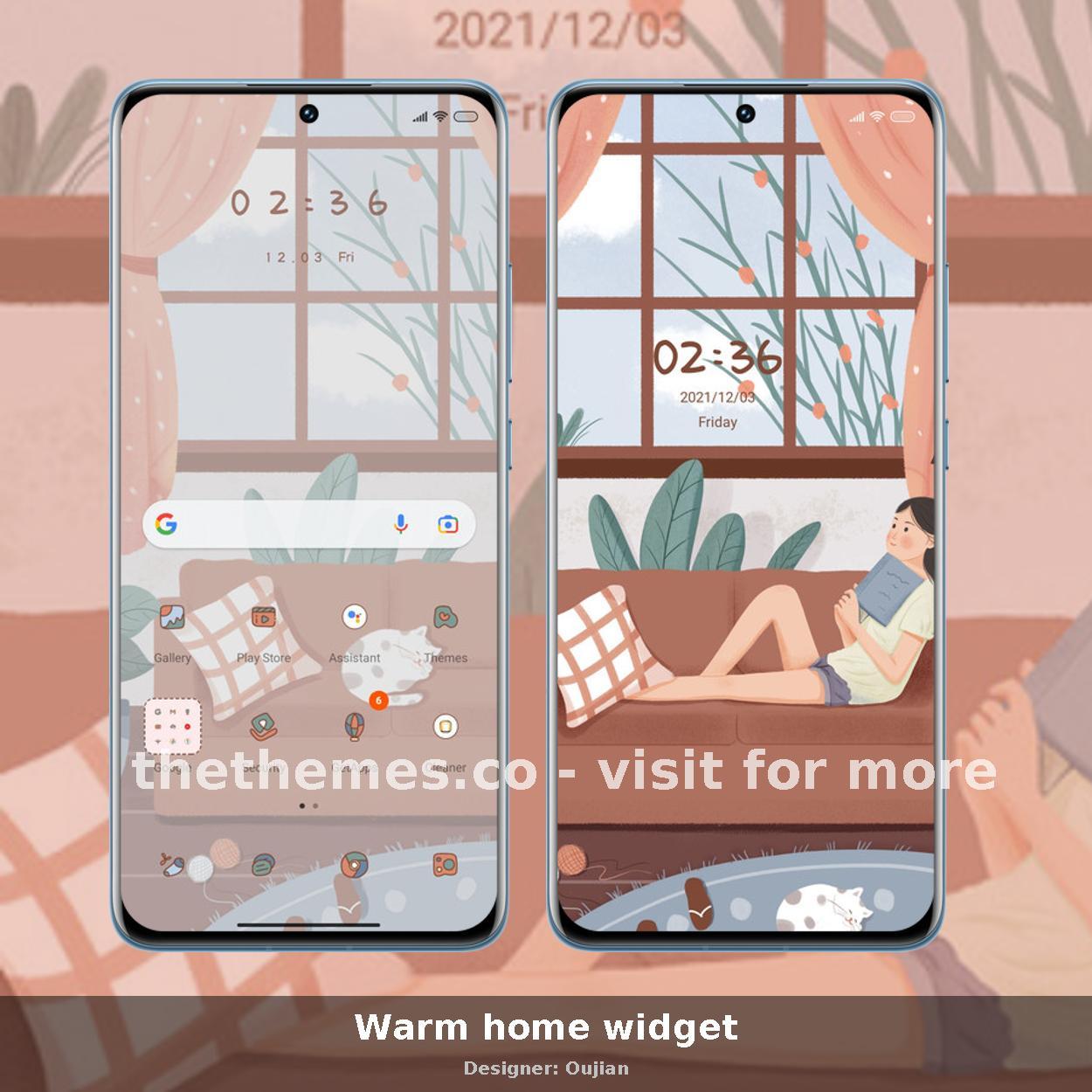 Warm home widget