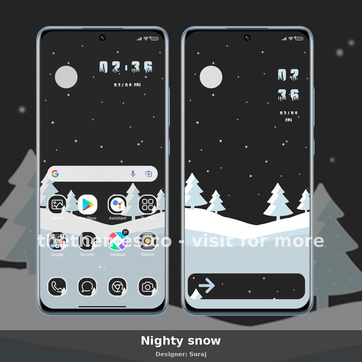 Nighty snow