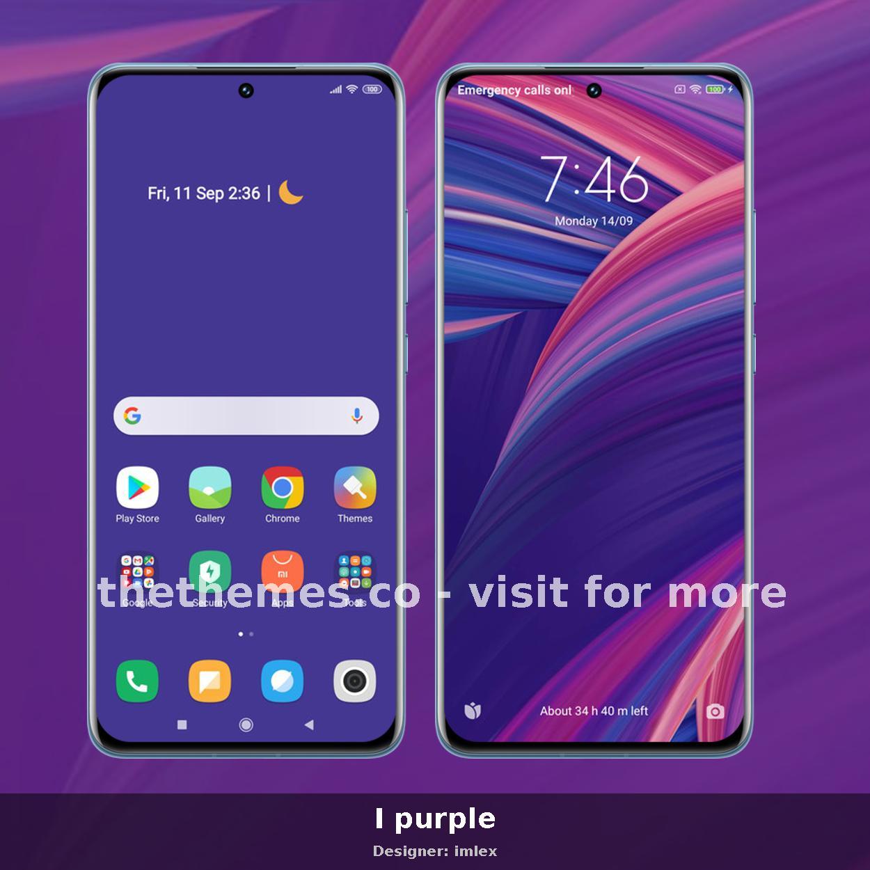 I purple