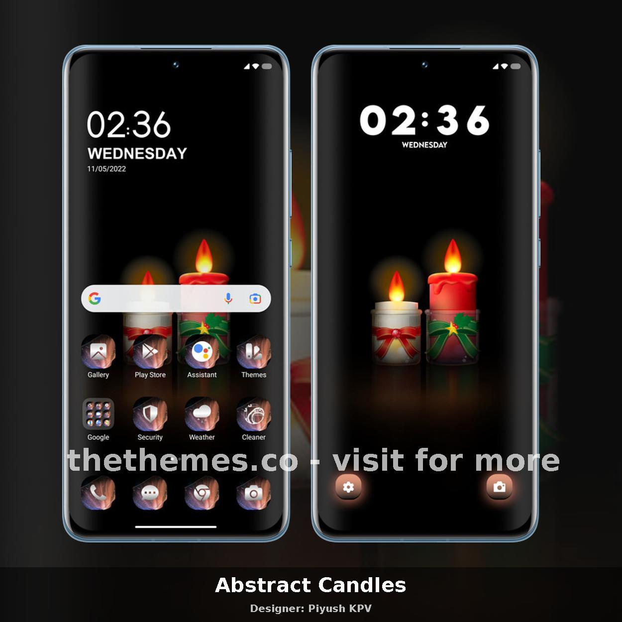 Abstract Candles