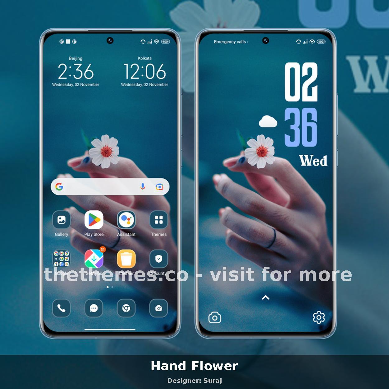 Hand Flower