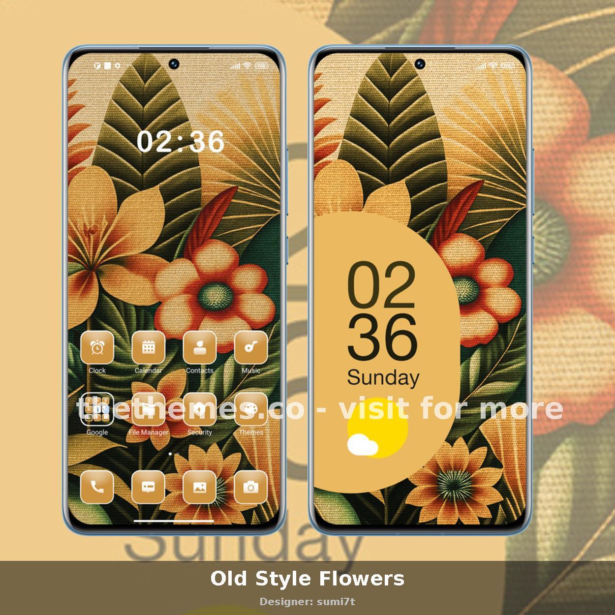 Old Style Flowers