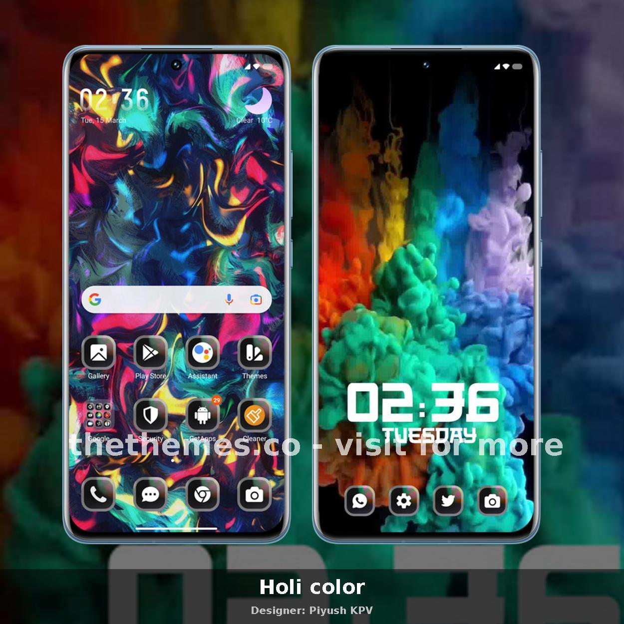 Holi color
