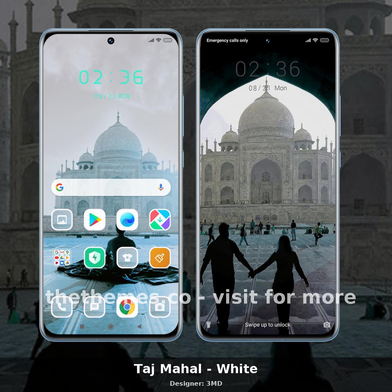 Taj Mahal - White
