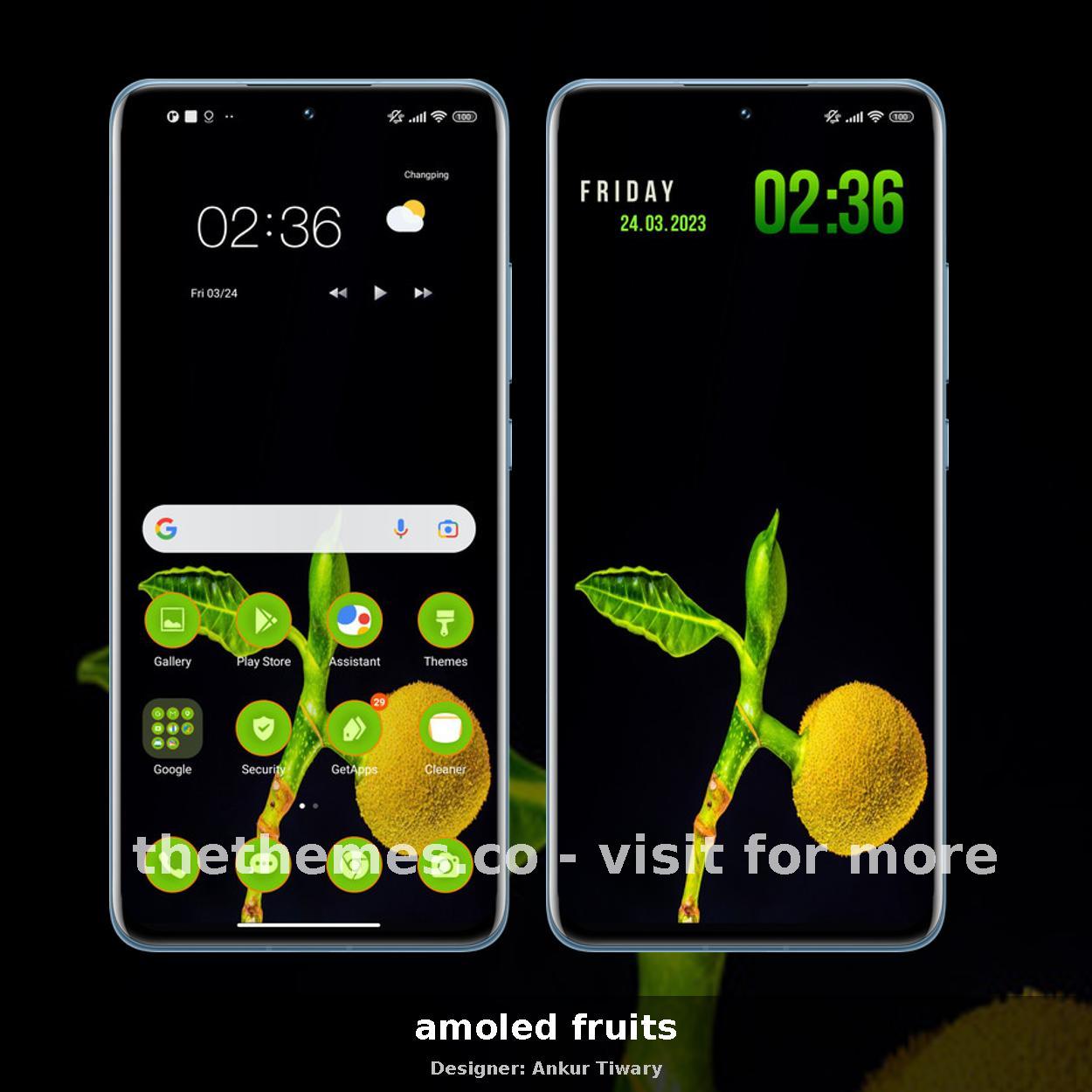 amoled fruits