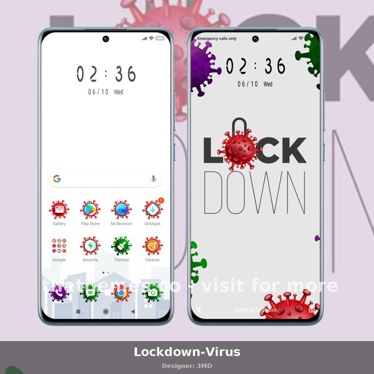 Lockdown-Virus