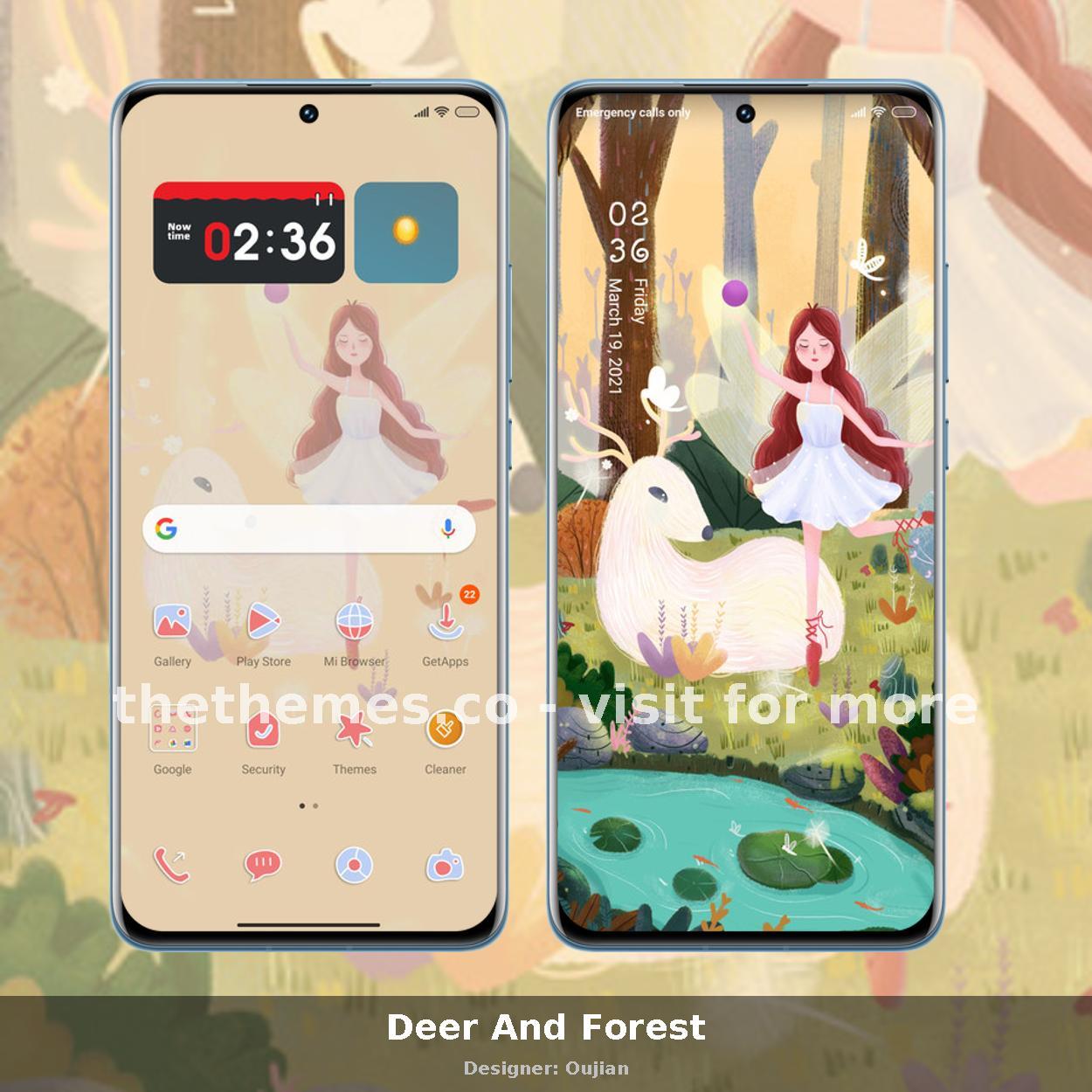 Deer And Forest