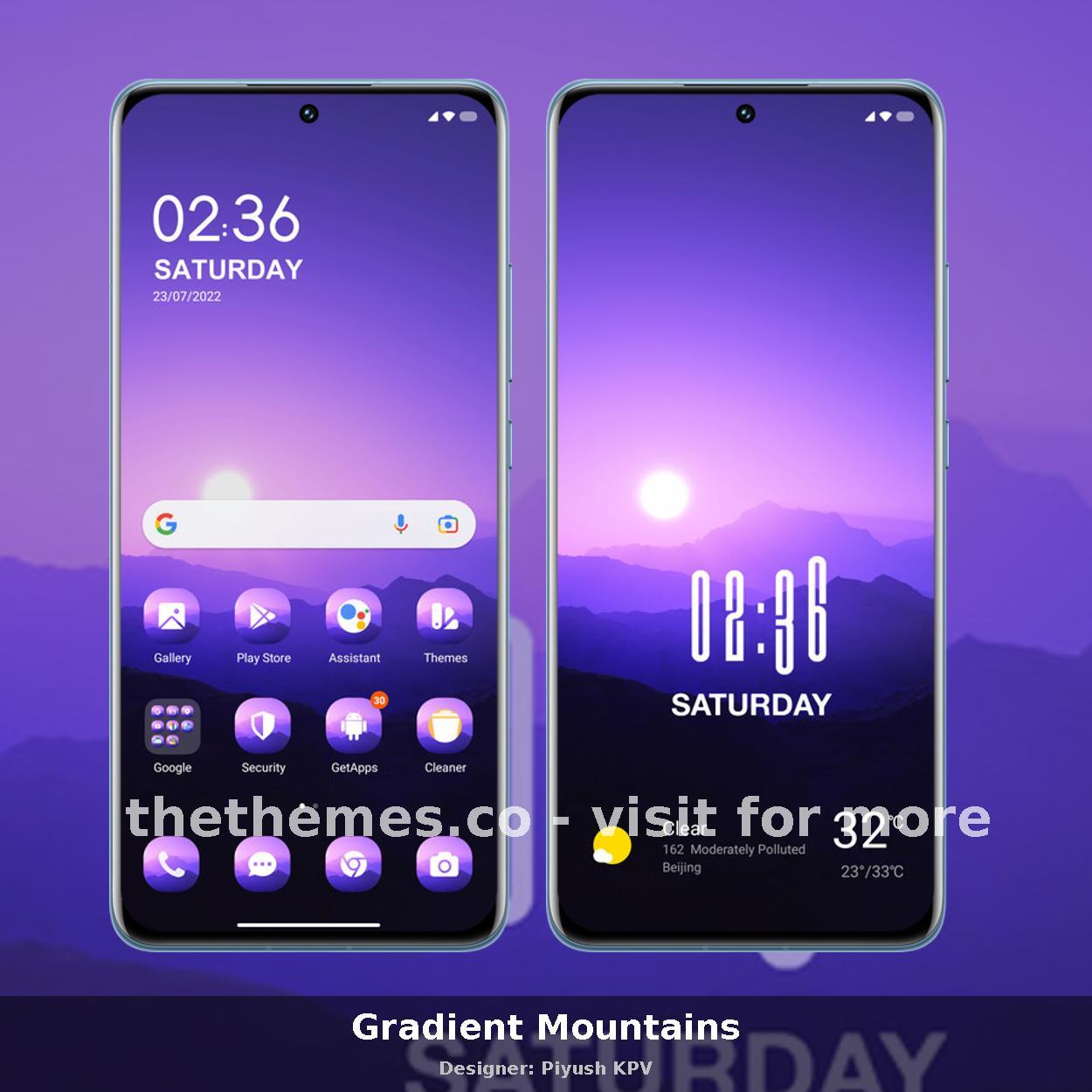 Gradient Mountains