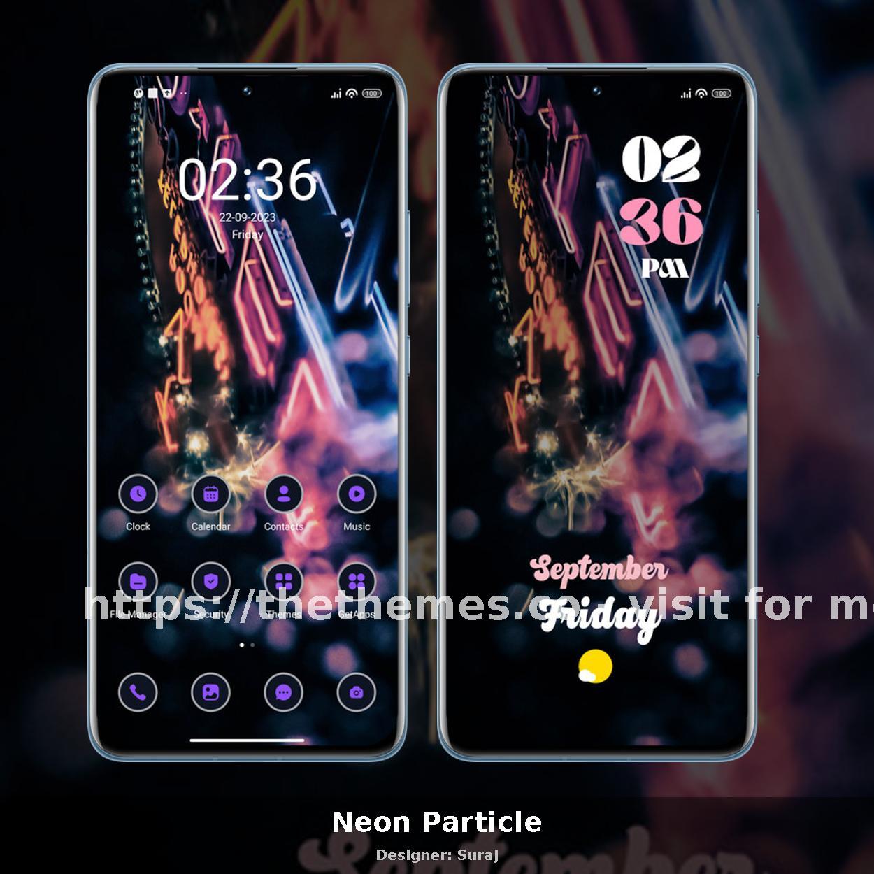 Neon Particle