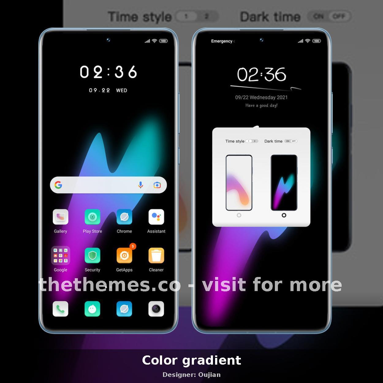 Color gradient