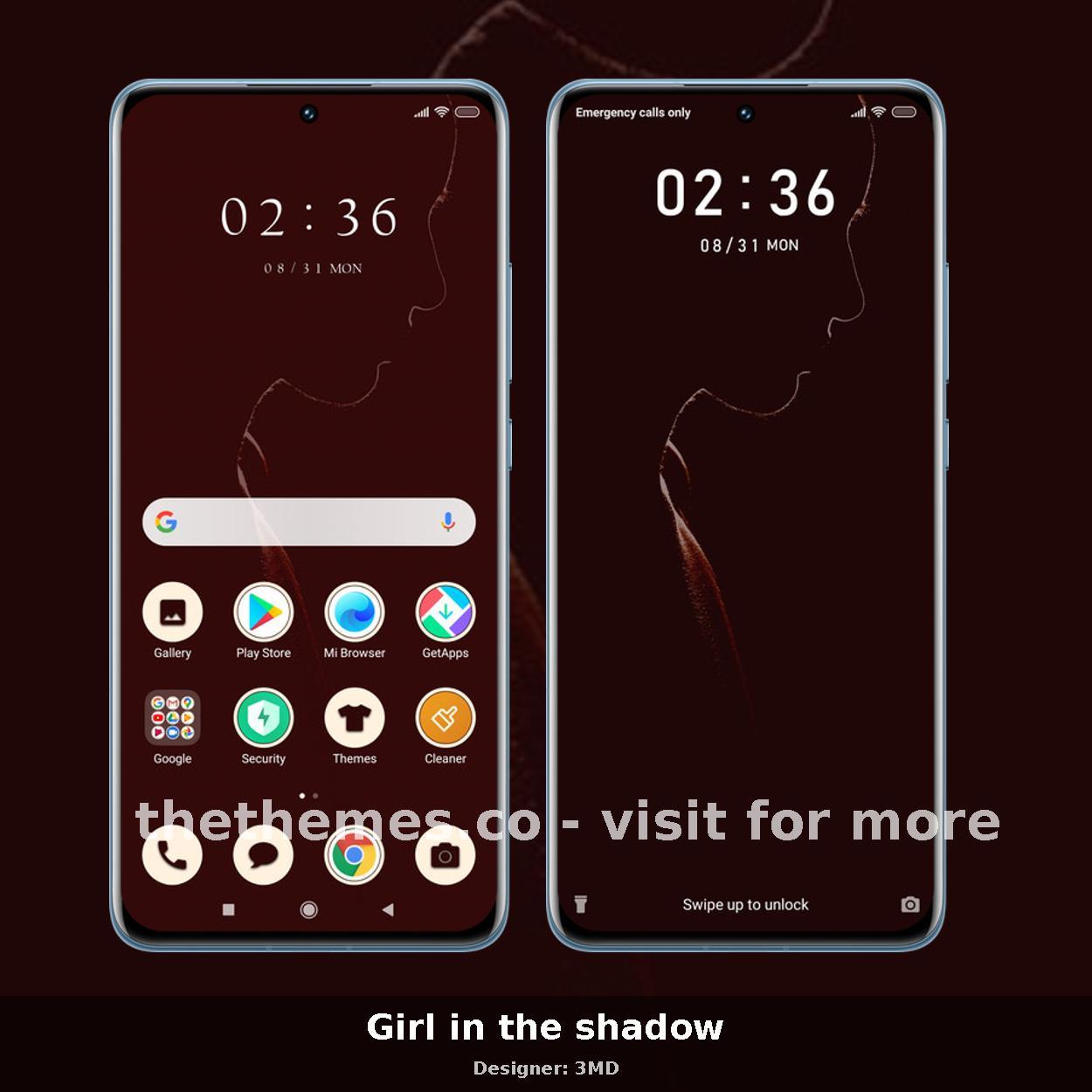 Girl in the shadow
