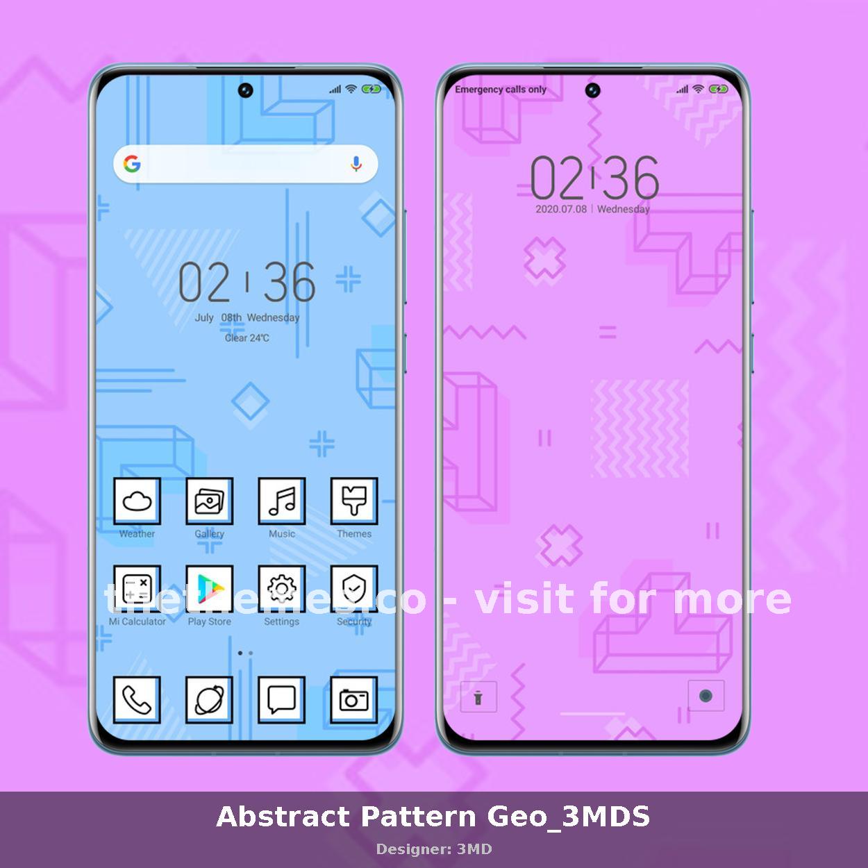 Abstract Pattern Geo_3MDS