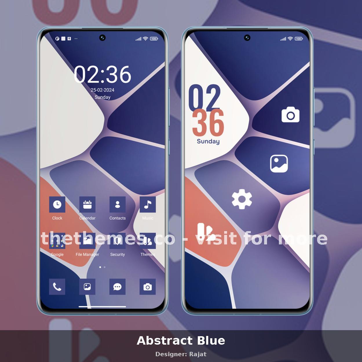 Abstract Blue