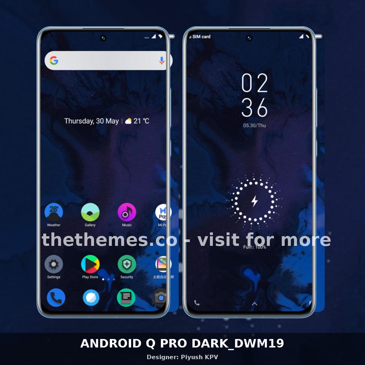 ANDROID Q PRO DARK_DWM19
