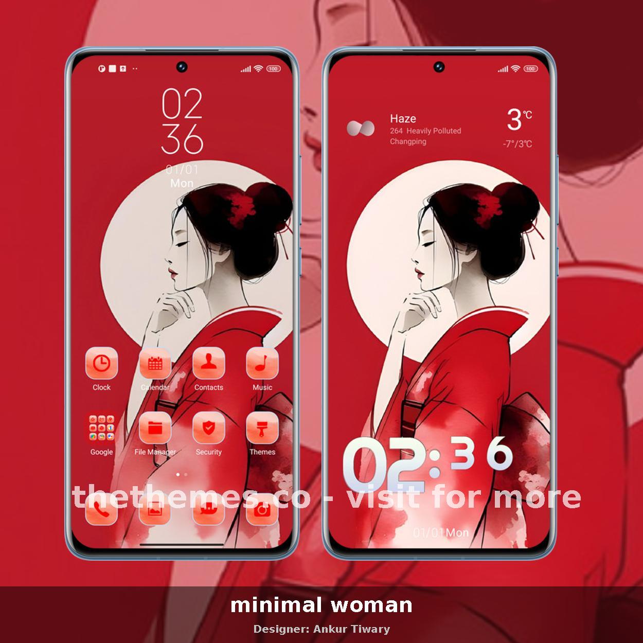 minimal woman