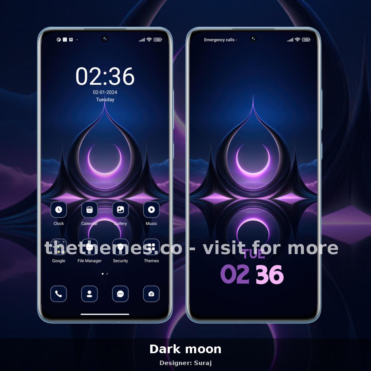 Dark moon