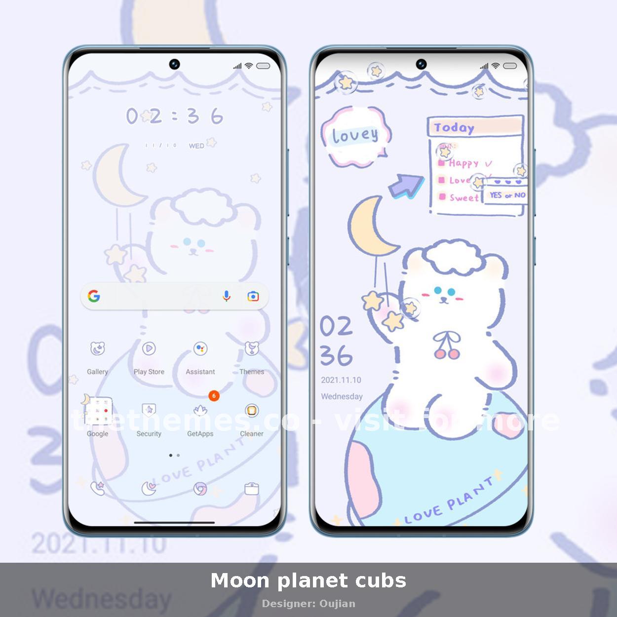 Moon planet cubs