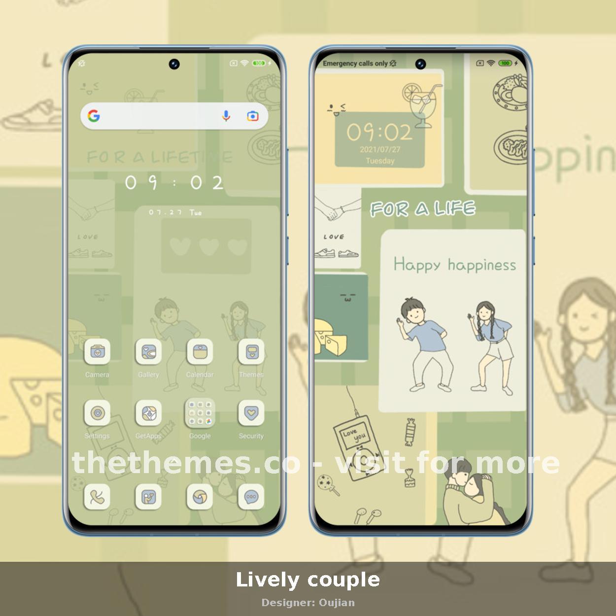 Lively couple