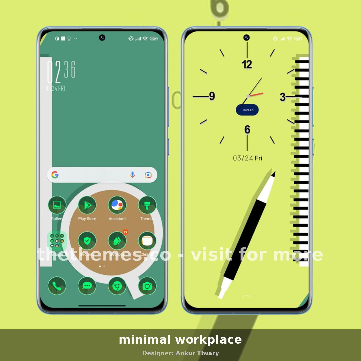 minimal workplace