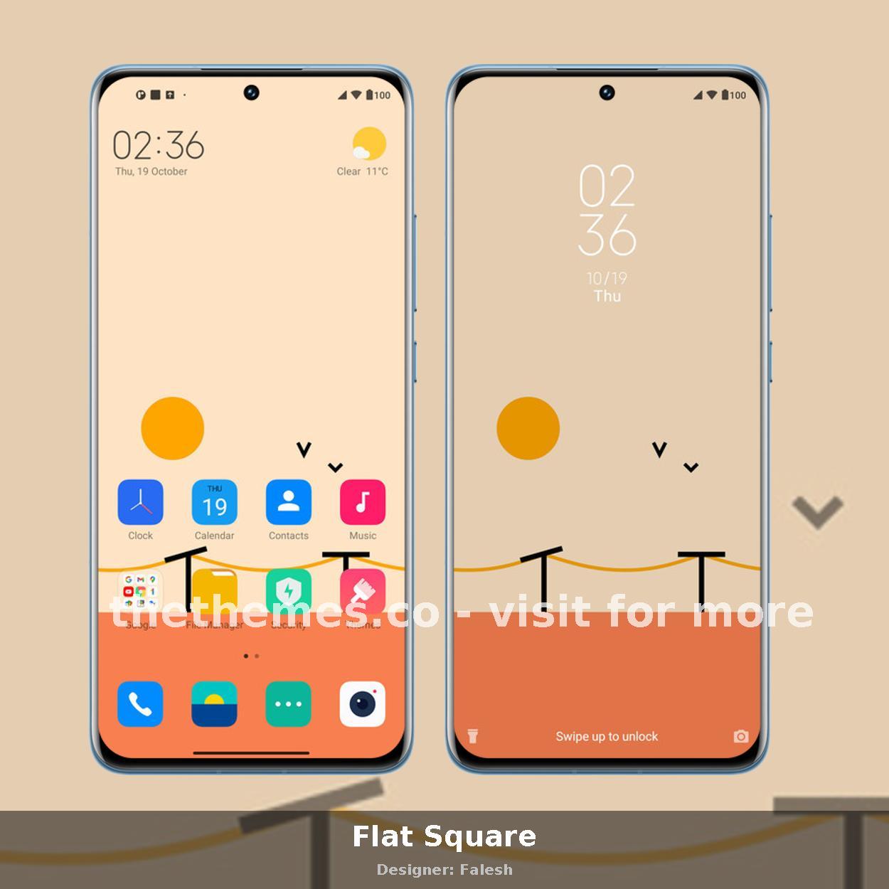 Flat Square