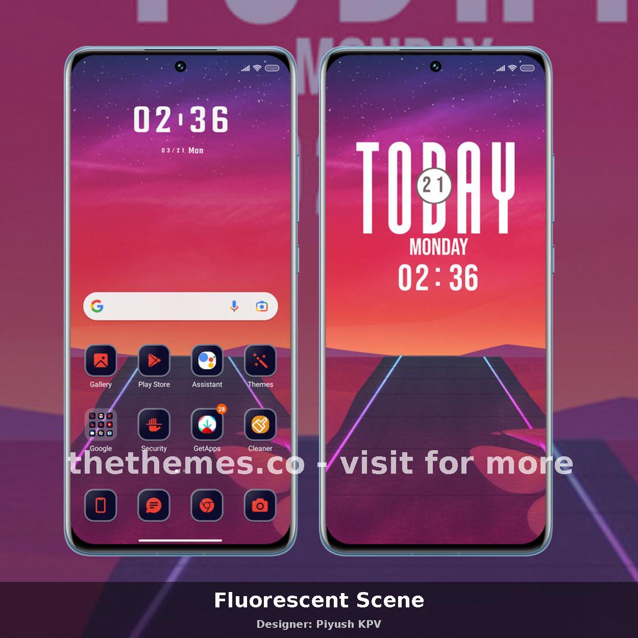Fluorescent Scene
