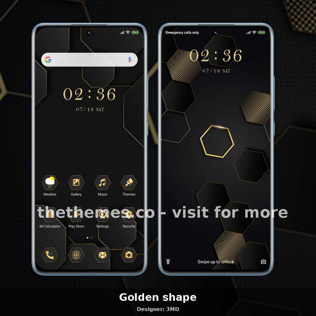 Golden shape