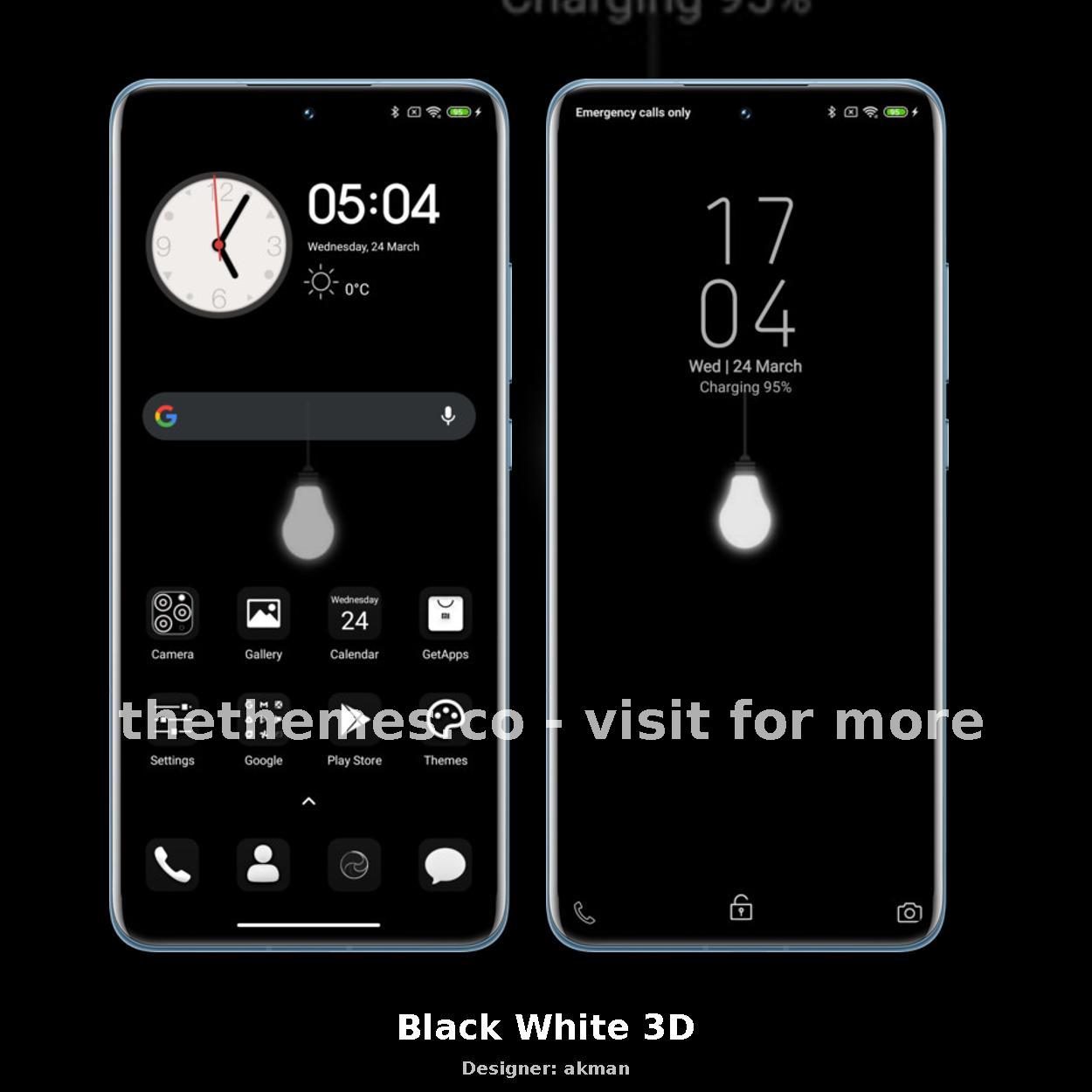 Black White 3D