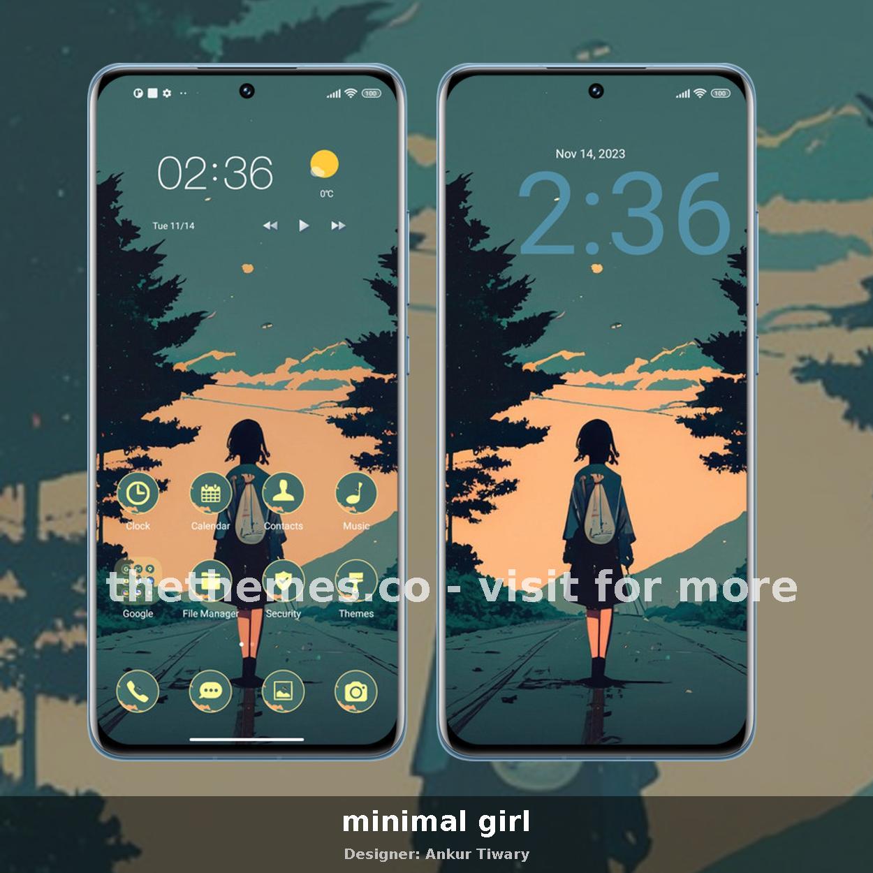 minimal girl