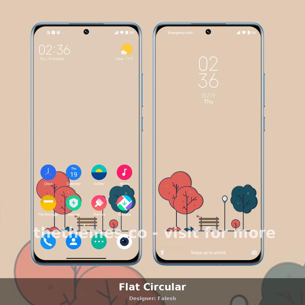 Flat Circular