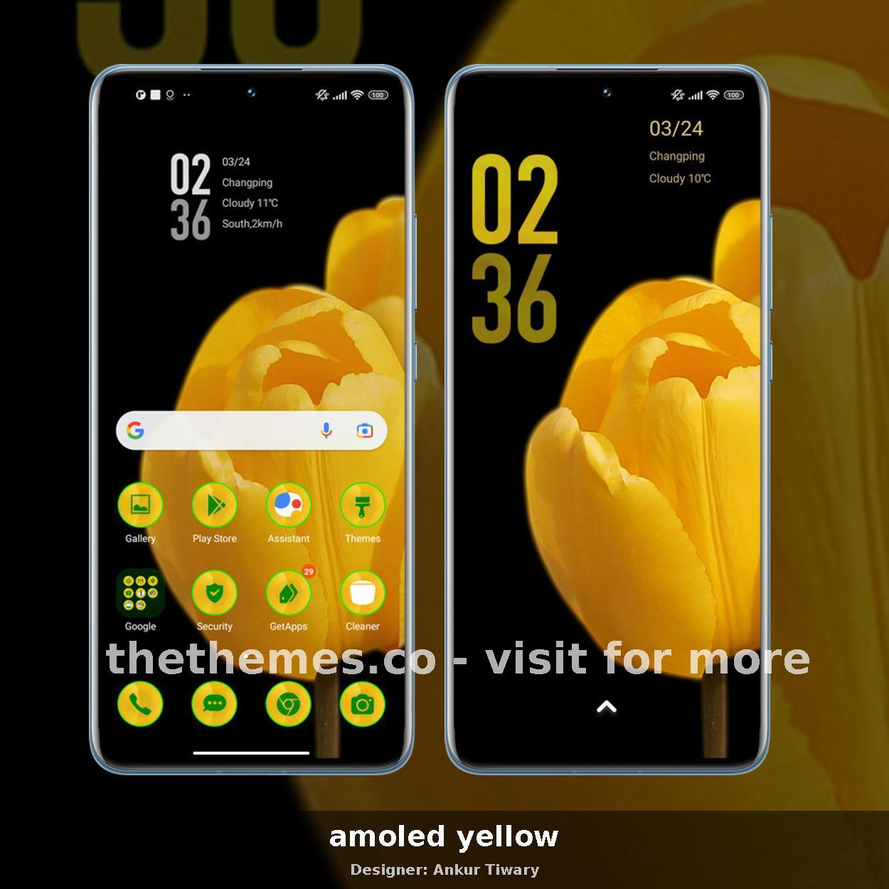 amoled yellow