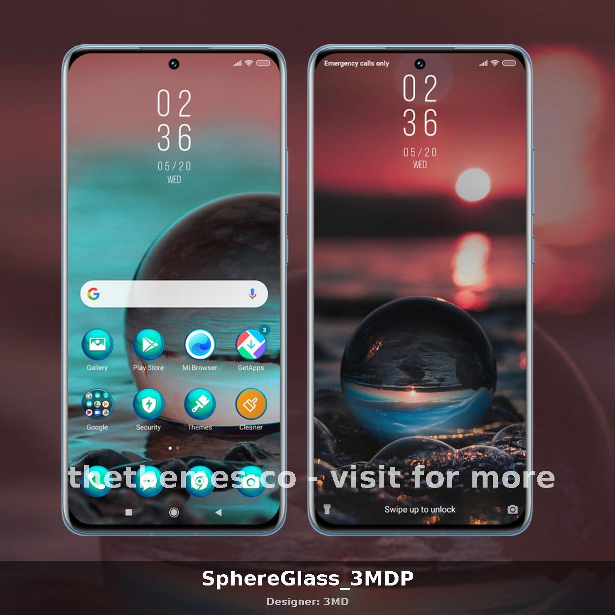 SphereGlass_3MDP
