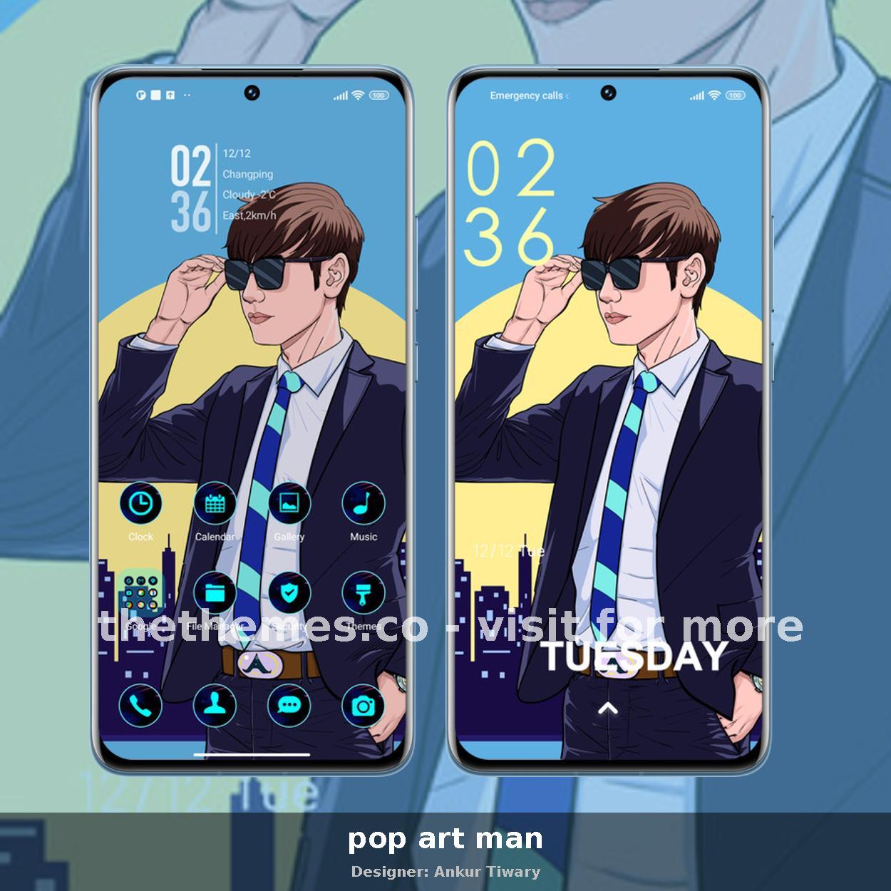 pop art man