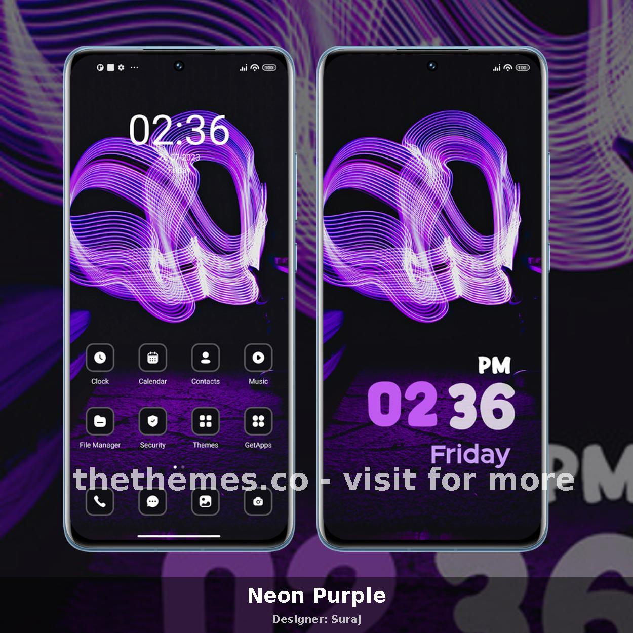 Neon Purple