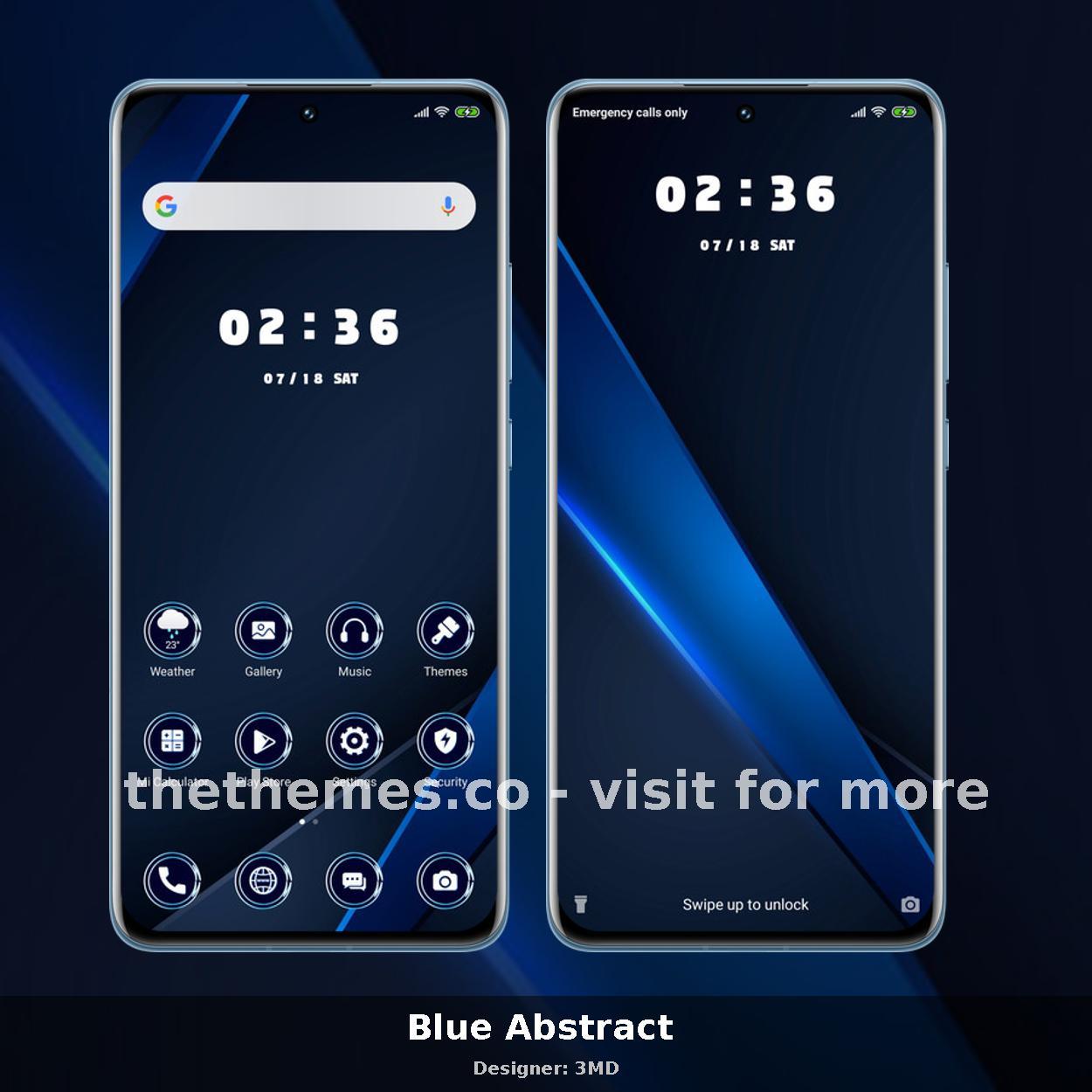 Blue Abstract 
