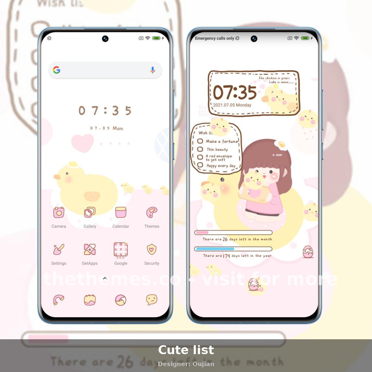 Cute list
