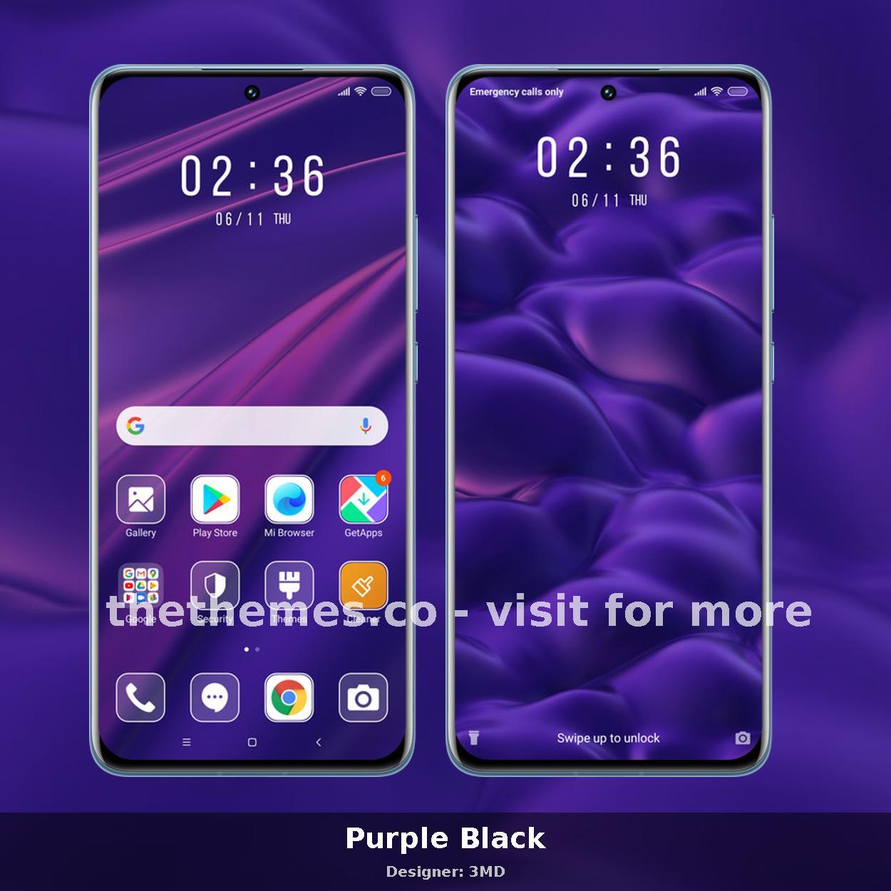 Purple Black