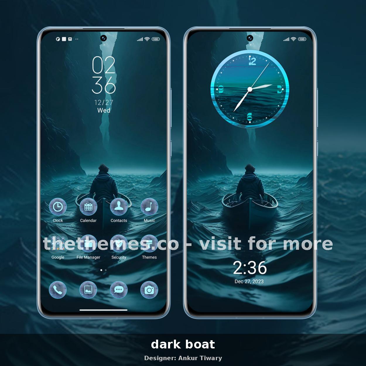 dark boat