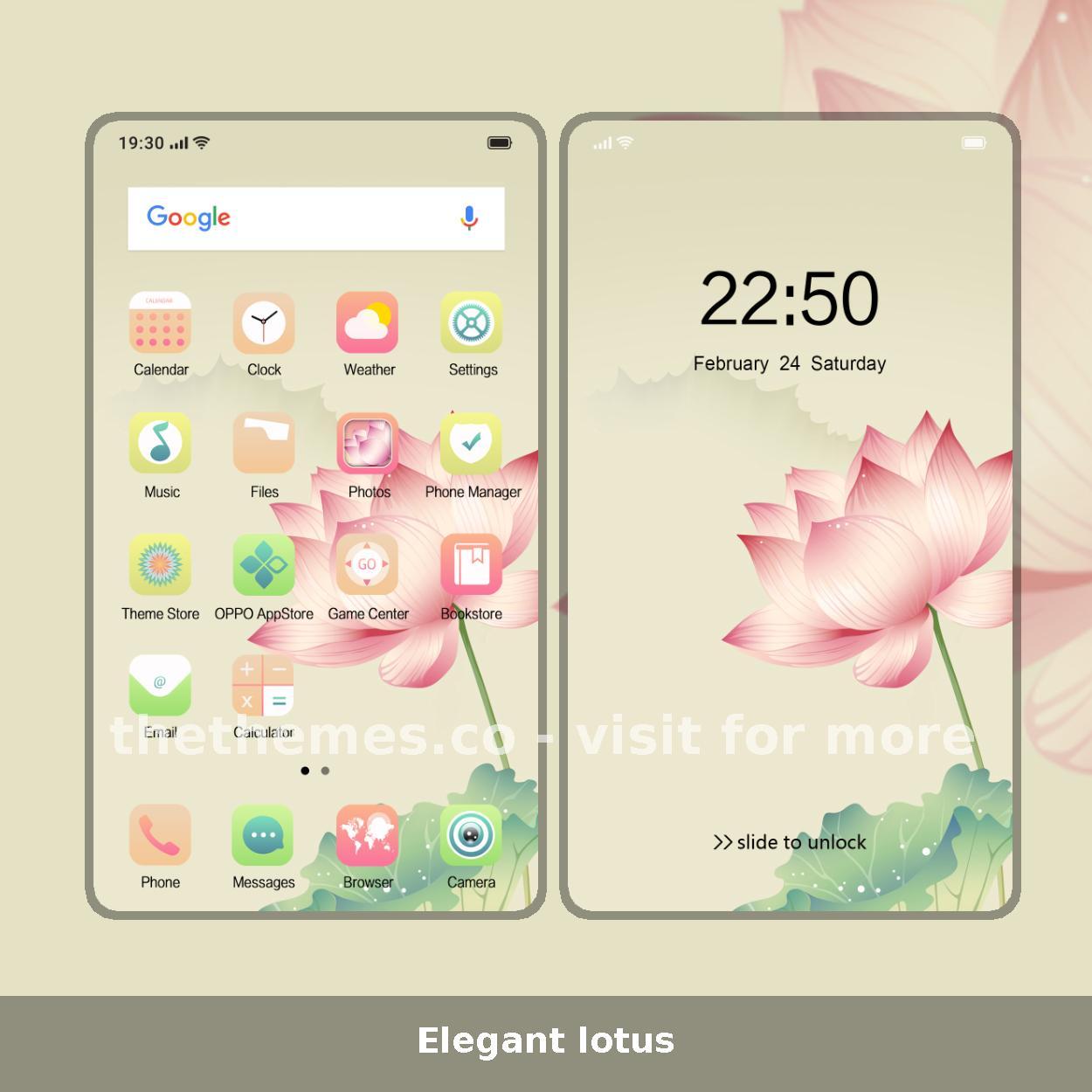 Elegant lotus