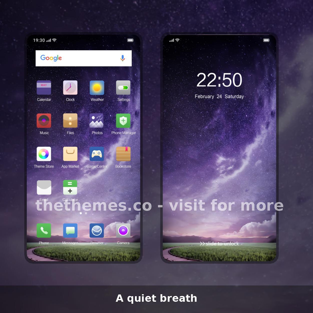 A quiet breath