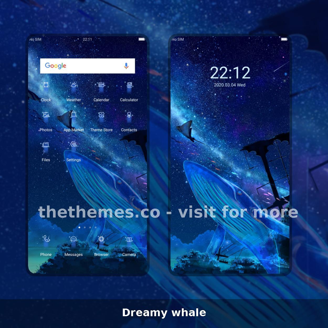Dreamy whale