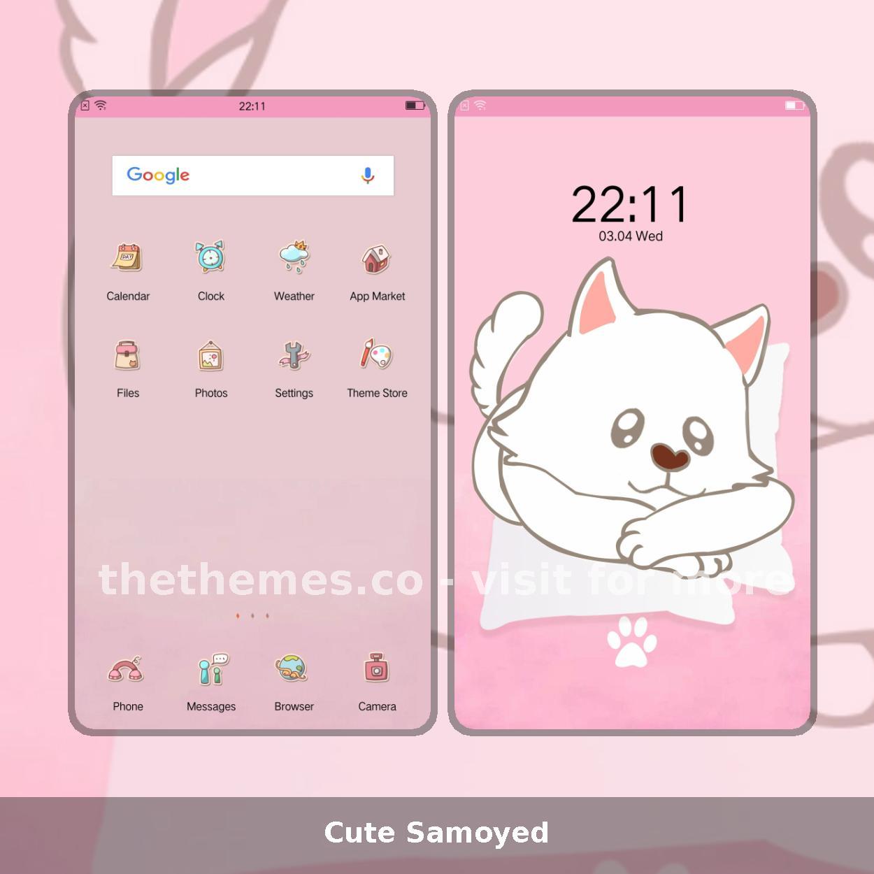 Cute Samoyed