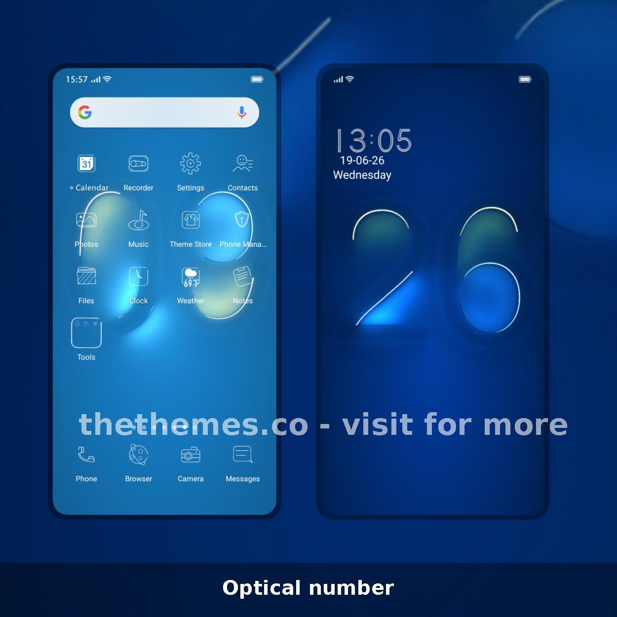 Optical number