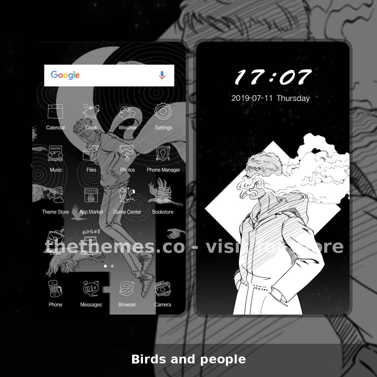 Birds and people