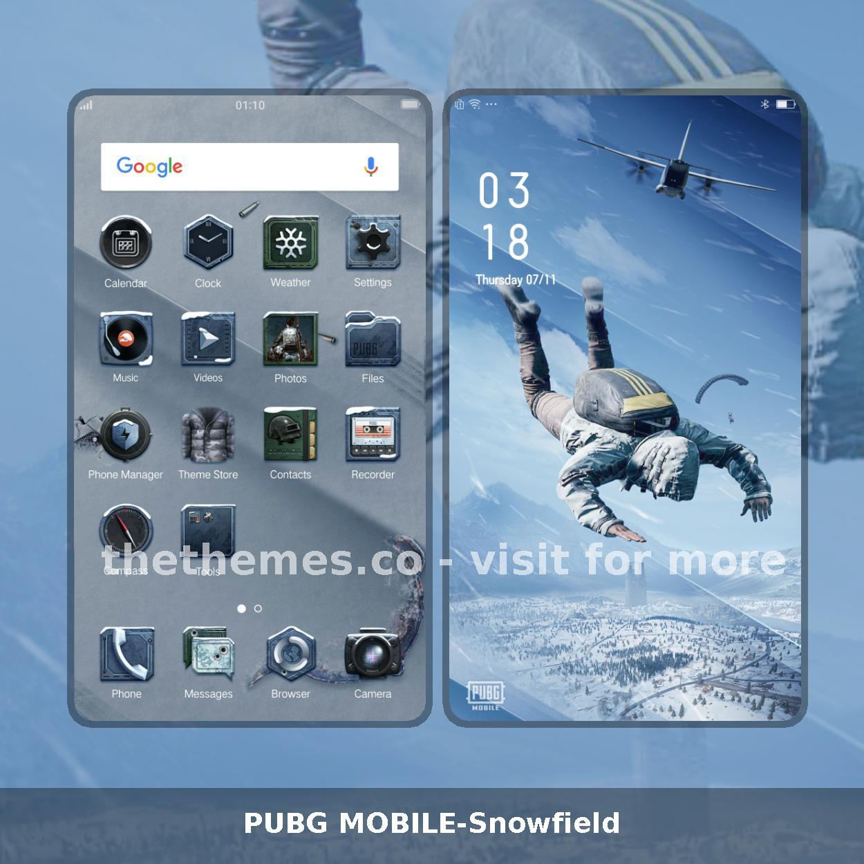 PUBG MOBILE-Snowfield