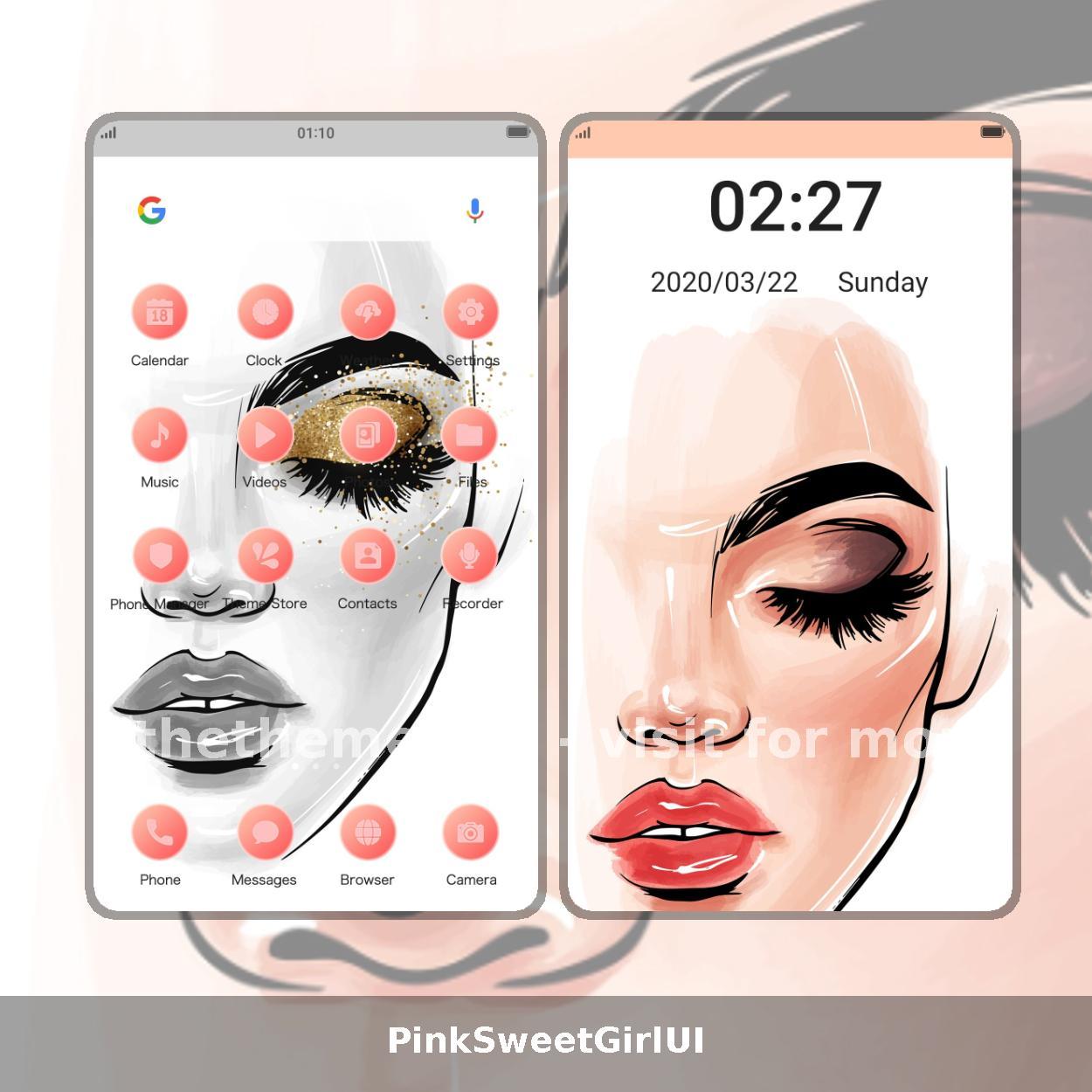 PinkSweetGirlUI