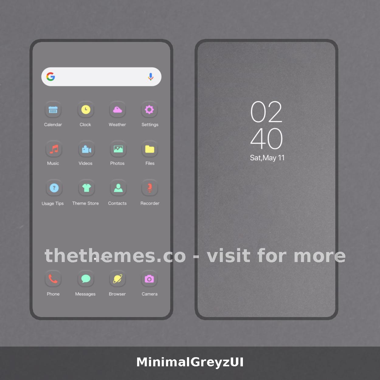 MinimalGreyzUI