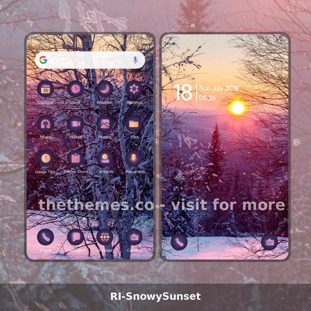 RI-SnowySunset
